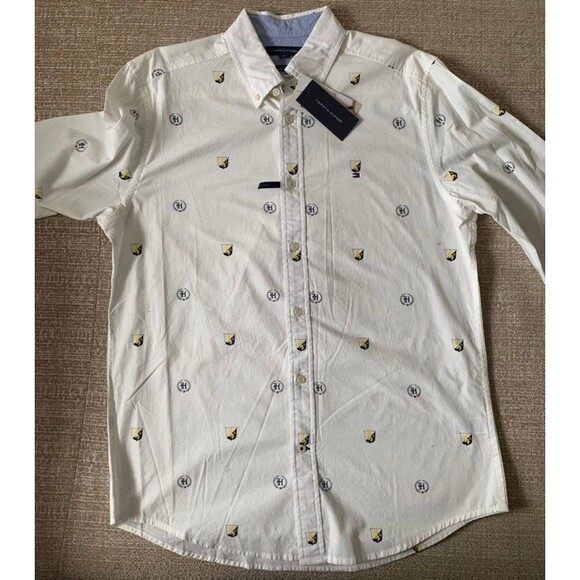 Tommy Hilfiger Button Up Men Small Classic Fit Shirt NWT - Picture 3 of 5